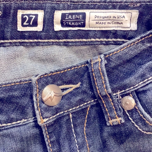 Miss Me Jeans, Irene Straight, Size 27 - Picture 6 of 7